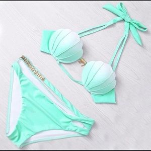 Mermaid Shell Bikini Swimwear M